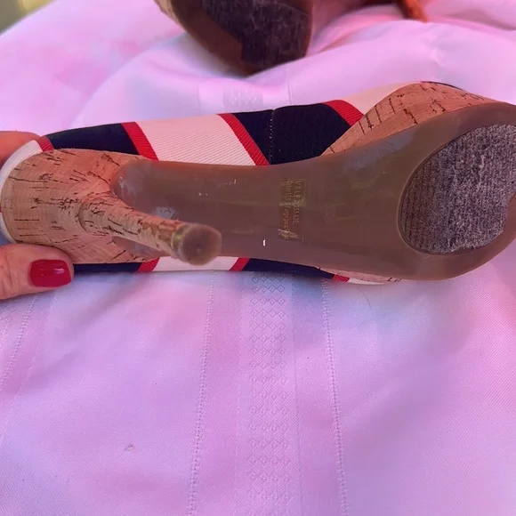 Guess Red White & Blue Platform Heels - Picture 12 of 13